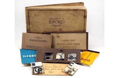 Lot 201 - Early Autotype & Other Paper Surface Sample Books.