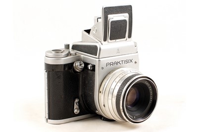 Lot 157 - Pentacon Praktisix 120 SLR With Tessar Lens.