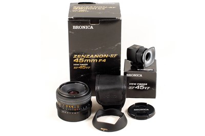 Lot 308 - Zenzanon-RF 45mm f4 Wide Angle Lens for Bronica RF645.
