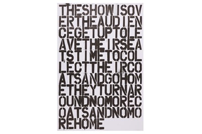 Lot 661 - CHRISTOPHER WOOL (AMERICAN B. 1955)