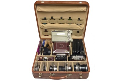 Lot 170 - Extensive Linhof Technika 5-Lens Outfit.