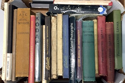 Lot 185 - A Good Box of Late 19th, Early 20th Century Camera Books.