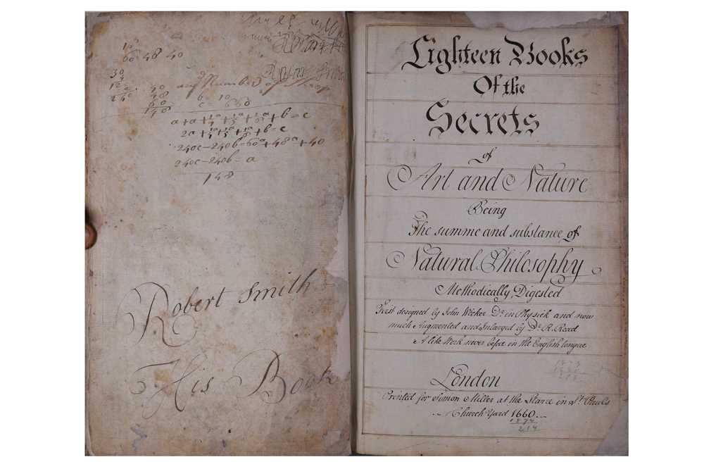 Lot 1526 - Wecker (Johann Jacob.) Eighteen Books of the Secrets of arts and Nature. 1660.