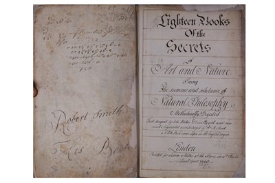 Lot 1526 - Wecker (Johann Jacob.) Eighteen Books of the Secrets of arts and Nature. 1660.