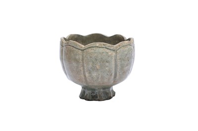 Lot 346 - A KOREAN CELADON-GLAZED CUP.