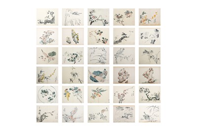 Lot 23 - THIRTY-FIVE MULTICOLOUR WOODBLOCK PRINTS FROM THE ‘TEN BAMBOO STUDIO AND THE MUSTARD SEED GARDEN.’
