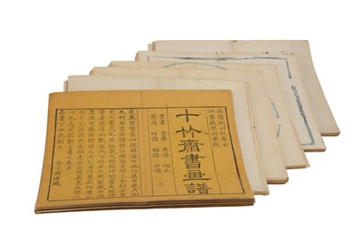Lot 219 - A HUNDRED AND TWENTY TWO WOODBLOCK PRINTS FROM THE ‘TEN BAMBOO STUDIO AND THE MUSTARD SEED GARDEN.’