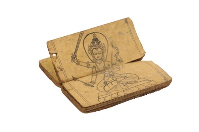 Lot 307 - A RARE NEPALESE ARTIST’S PATTERN BOOK.