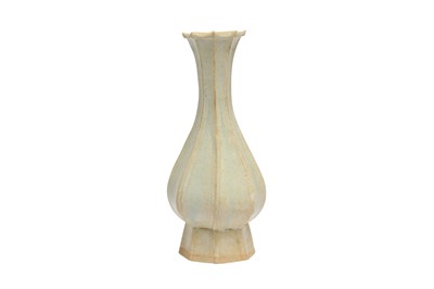 Lot 802 - A CHINESE OCTAGONAL QINGBAI VASE.
