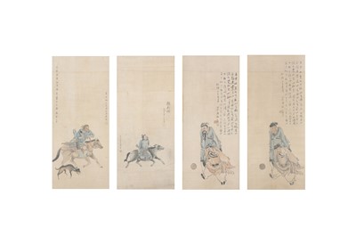 Lot 725 - A COLLECTION OF FIGURATIVE PAINTINGS.