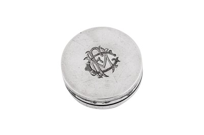 Lot 269 - Three early to mid-20th century Iraqi silver and niello compacts, circa 1930-50