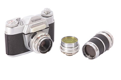 Lot 81 - A Voigtlander Bessamatic SLR Outift