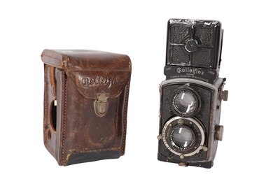 Lot 130 - A Rolleiflex 4x4 Baby Original TLR Camera