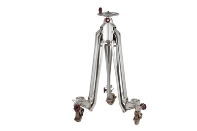 Lot 43 - A Linhof DeLuxe Geared Dolly Studio Tripod Stand