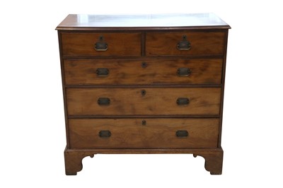Lot 29 - A GEORGE IV MAHOGANY CHEST