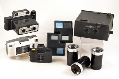 Lot 77 - Vendor's Stereo End Lot, inc Thornton Pickard Stereo Puck.