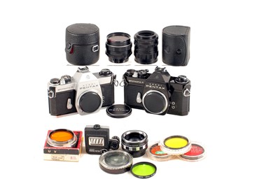 Lot 33 - Pentax Spotmatic SP F Collection.
