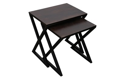 Lot 59 - A NEST OF TWO OCCASIONAL TABLES, 21ST CENTURY