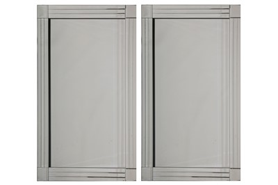 Lot 68 - A PAIR OF CONTEMPORARY RECTANGULAR MIRRORS