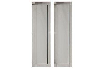 Lot 62 - A PAIR OF CONTEMPORARY RECTANGULAR MIRRORS