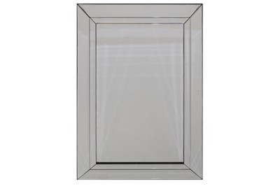 Lot 45 - A CONTEMPORARY RECTANGULAR MIRROR
