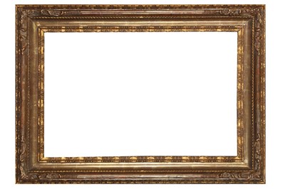 Lot 185 - A LOUIS XIV CARVED AND GILDED LEBRUN STYLE FRAME