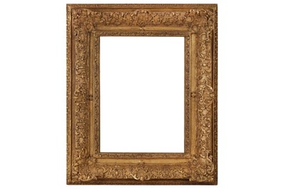 Lot 248 - A FRENCH 18TH CENTURY STYLE RÉGENCE CARVED GILDED COMPOSITION FRAME