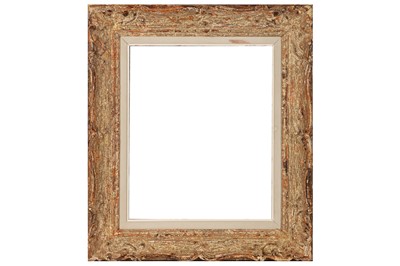 Lot 188 - A PROVINCIAL LOUIS XIV STYLE CARVED AND PAINTED FRAME