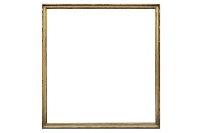 Lot 126 - AN ITALIAN 19TH CENTURY GILDED MOULDING FRAME OF LARGE PROPORTIONS
