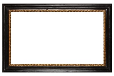 Lot 167 - A DUTCH 19TH CENTURY EBONISED MOULDING FRAME