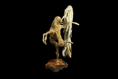 Lot 3 - THE EIGHT LEGGED STRIPPING LAMB, TAXIDERMY ART BY ANDRE ROBOLOBAVICH