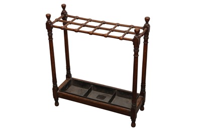 Lot 99 - AN ARTS & CRAFTS ASH UMBRELLA  OR STICK STAND