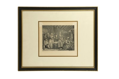 Lot 50 - SIX 19TH CENTURY PRINTS AFTER HOGARTH, 'THE HARLOT'S PROGRESS'