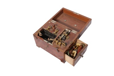 Lot 36 - A 19TH CENTURY ELECTRIC SHOCK THERAPY MACHINE