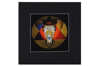 Lot 31 - SARAH HANNANT (BRITISH): A LIMITED EDITION PRINT 'RITUAL SKULL'