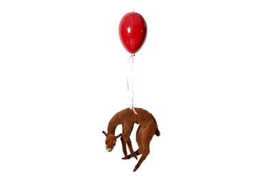 Lot 99 - A FLOATING BABY ALPACA BY SIMON 'THE STUFFA' WILSON