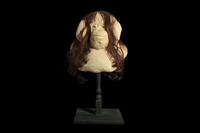 Lot 101 - A CAST BUST OF AN ORANGUTAN WITH HAIR BY SIMON 'THE STUFFA' WILSON