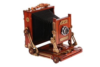 Lot 10 - A Handmade John Nesbitt Contemporary Field Camera Outfit