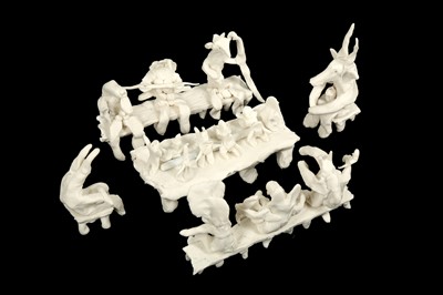 Lot 62 - 'BANQUET FROM THE GARDEN OF EARTHLY DELIGHTS' BY VIKTOR WYND (BRITISH)