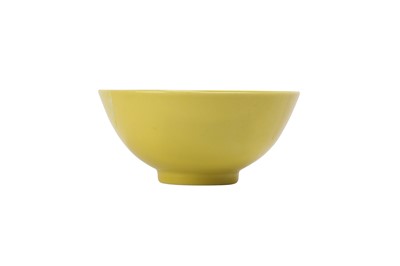 Lot 287 - A CHINESE LEMON-YELLOW GLAZED BOWL.
A CHINESE LEMON-YELLOW GLAZED BOWL.