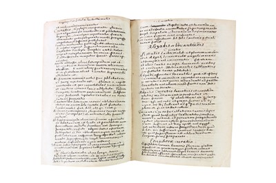 Lot 1583 - Medical/Herbal Mss.- De Methodo Generali Medendi, [c.1680?].