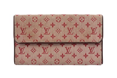 Lot 383 - LOUIS VUITTON SEPIA MONOGRAM IDYLLE LONG WALLET