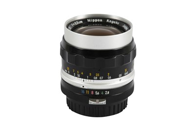 Lot 289 - A Nikon 3.5cm f/2.8 Nikkor-S Auto Pre Ai Lens