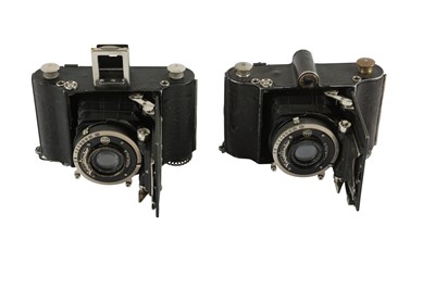 Lot 208 - A Pair of Voigtlander Perkeo 3x4 Folding Cameras