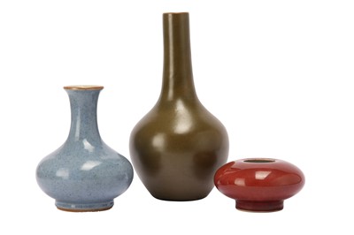 Lot 794 - THREE CHINESE MONOCHROME PIECES.