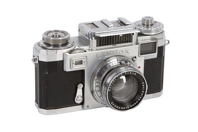 Lot 98 - A Zeiss Ikon Contax IIIa Rangefinder Camera