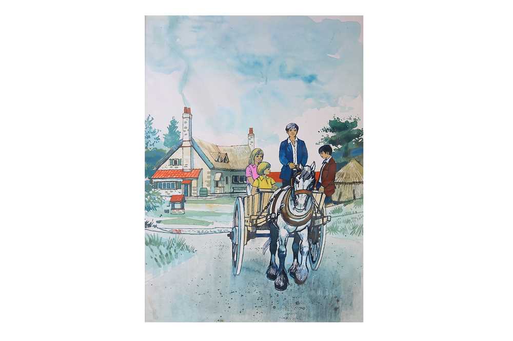 Lot 1697 - Illustration.- Pearson (Clyde) Four front covers for Enid Blyton titles