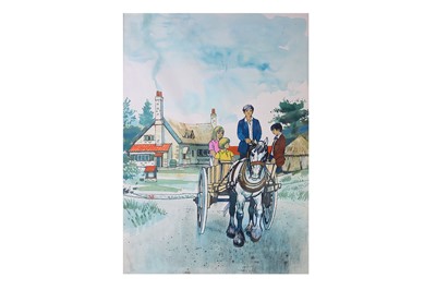 Lot 1697 - Illustration.- Pearson (Clyde) Four front covers for Enid Blyton titles