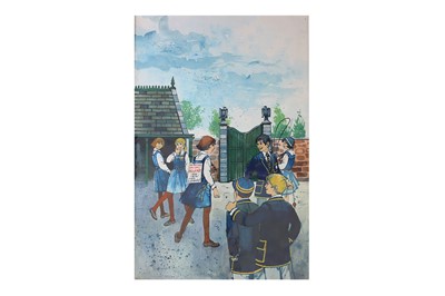 Lot 1697 - Illustration.- Pearson (Clyde) Four front covers for Enid Blyton titles