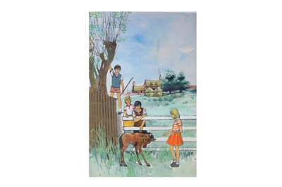 Lot 1697 - Illustration.- Pearson (Clyde) Four front covers for Enid Blyton titles